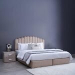 Brimness Cloud Velvet Bed – King 180x200cm