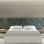 Grove Cross Lines Tufted WallPanel Headboard Bed