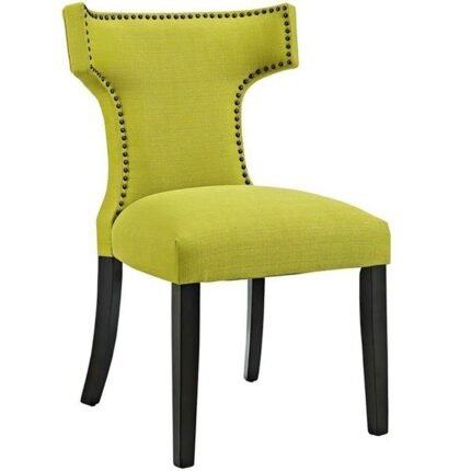 “Modern living room accent chair in upholstery – elegant arm chair with high back design”