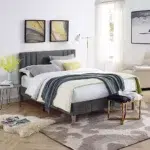 Dream Pulse Tufted Upholstered Low Profile Bed