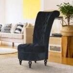 Custom Orchid High Back Tufted Accent Chair in UAE by Kustomdeco
