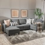 Zahra 6-Seater Sofa Sectional with Ottoman