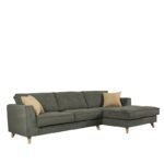 4-Seater Sectional Sofa with Cushion