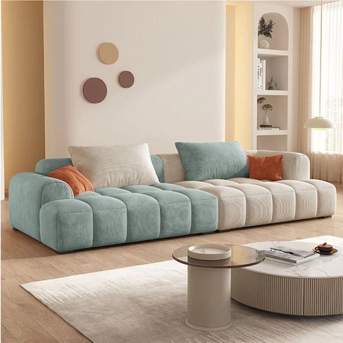 Fleece Fabric Sofa