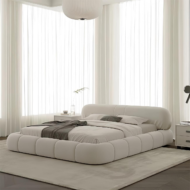 Velvet King Size Bed