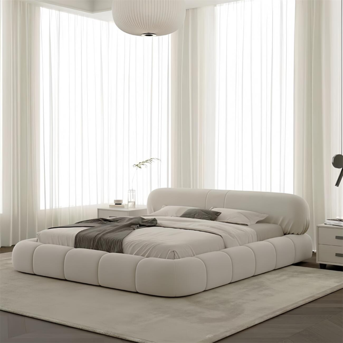 Velvet King Size Bed