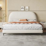 SomniLux Light Luxury Modern Leather Wrap Bed