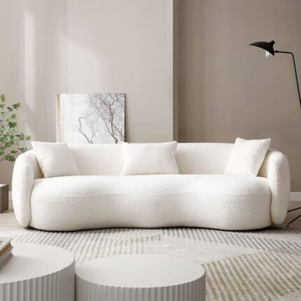 Fleece Fabric Sofa