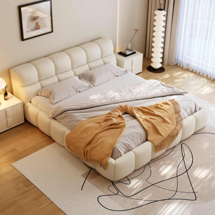 Leather Bed