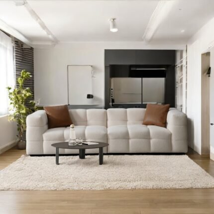 Fleece Fabric Sofa