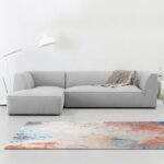 Crown 3 Seater L-Shape Velvet Sofa