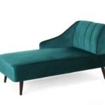 Glamour 1 Seater Velvet Chaise Lounge
