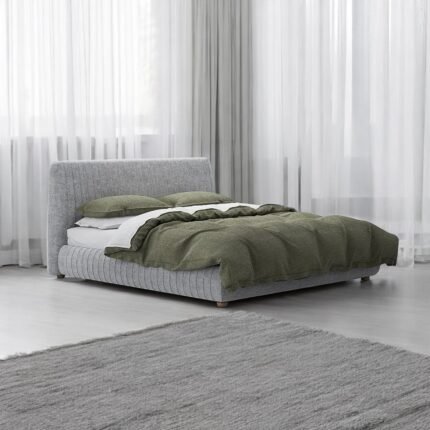Dark Gray Colour Bed