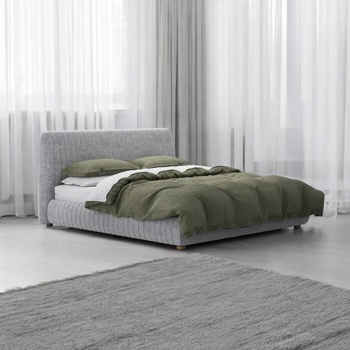 Dark Gray Colour Bed