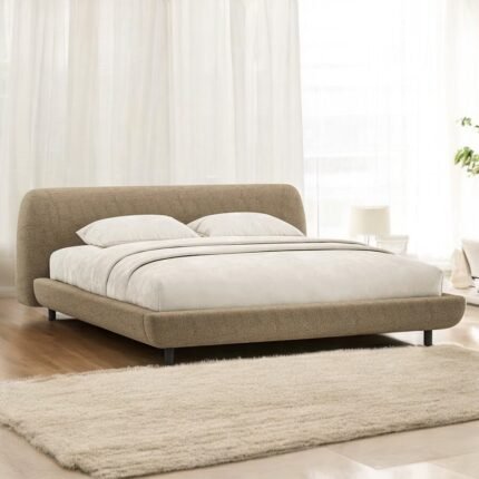 Beige Colour Bed