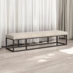 Upholstered Steel Frame Bench