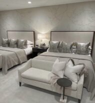 The Buckingham Wooden Trim Bed