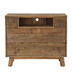 Wooden Chest of Drawers, Natural