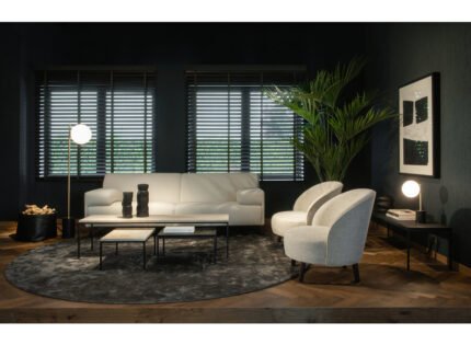 Dome Deco Sofalugano Rate Fabric Brown Black 1