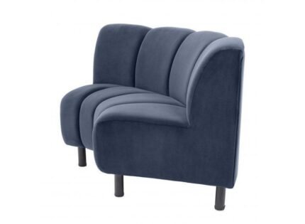 Eichholtz Corner Sofa Hillman Savona Midnight Blue 5