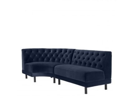 Eichholtz Corner Sofa Rochdale Savona Midnight Blu 2 1
