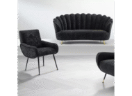 Eichholtz Sofa Messina Black Velvet 2