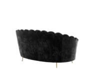 Eichholtz Sofa Messina Black Velvet 3