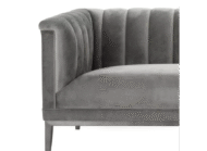 Eichholtz Sofa Raffles Grey Velvet