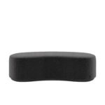 Stool Curve Rate Fabric Brown/Black