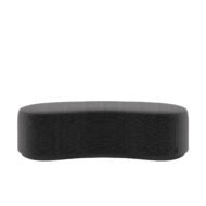 Stool Curve Rate Fabric Brown/Black