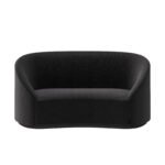 Sofa Curve - Rate Fabric Brown/Black