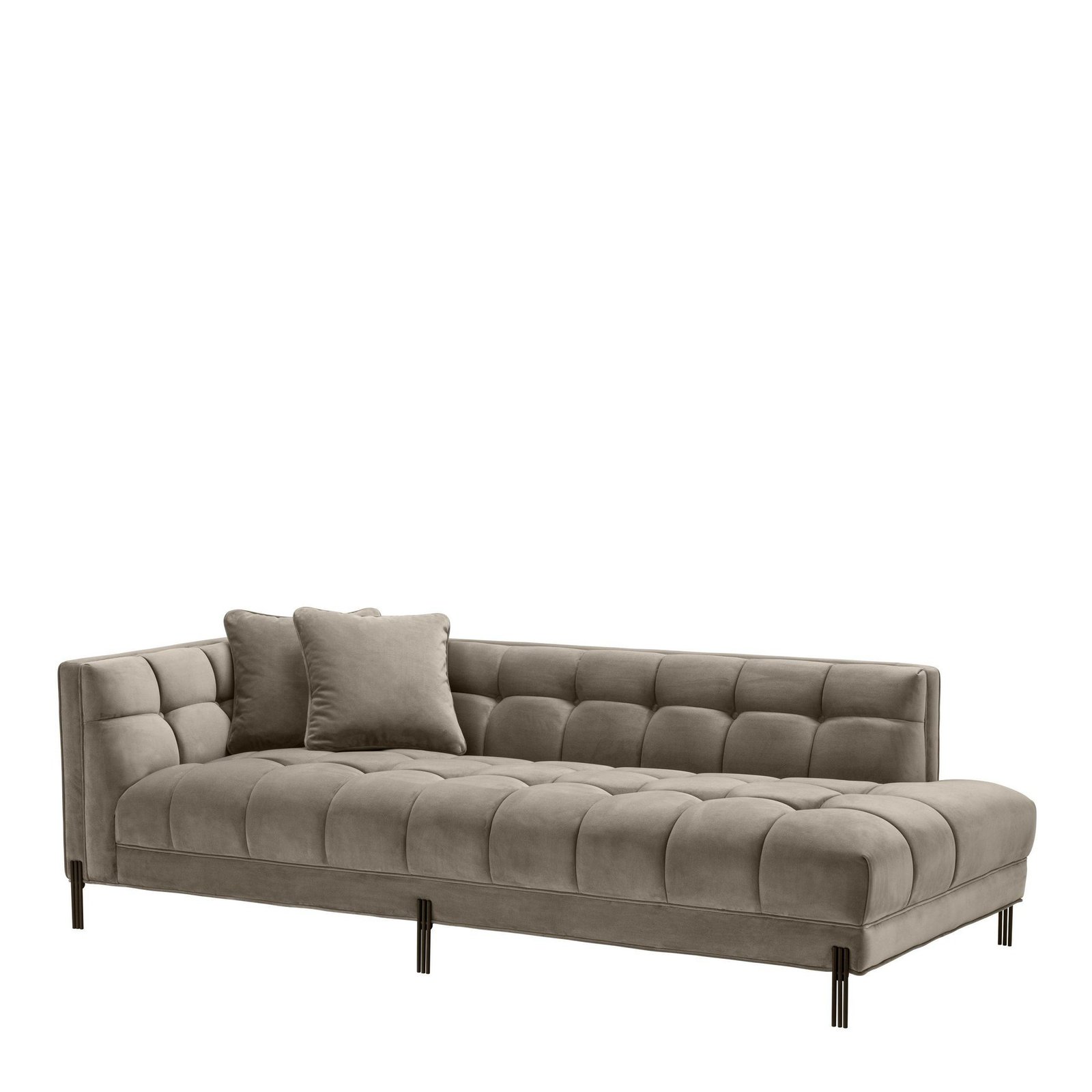 Sofa Sienna Greige Velvet