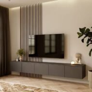 Modern TV Unit with Storage – Wall-Mounted Entertainment Center