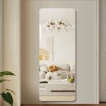 Large Stick-On Wall-Mounted Full Length Mirror