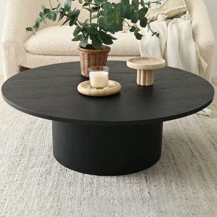 Pedestal 40″ Coffee Table