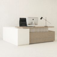 Kustom Deco MetroDesk with Storage Drawers