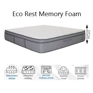 Kustom Deco Eco Rest Memory Foam Mattress