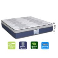 Kustom Deco Crown Latex Pocket Spring Mattress