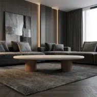 Aurelia Oval Coffee Table in Ajman UAE