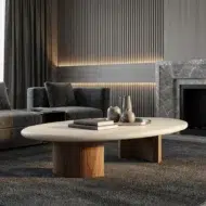 Aurelia Oval Coffee Table in UAE by Kustomdeco