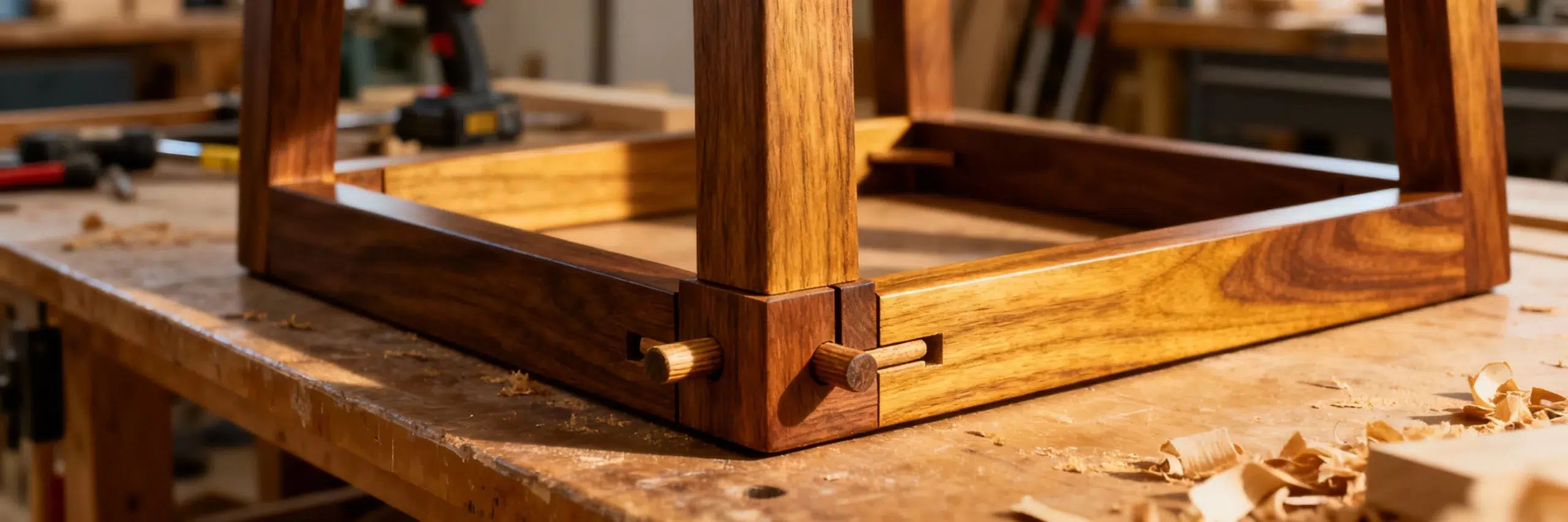 Solid wood accent chair frame construction Dubai heirloom quality joinery Kustom Deco