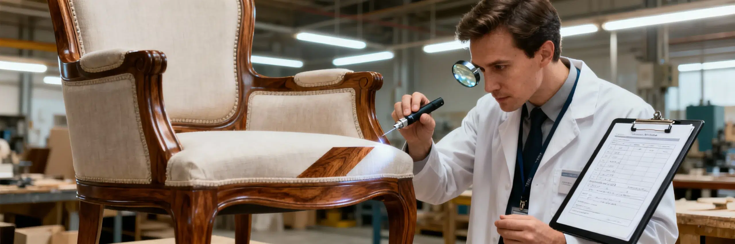 UAE certified climate-resistant accent chair quality control testing Dubai furniture standard