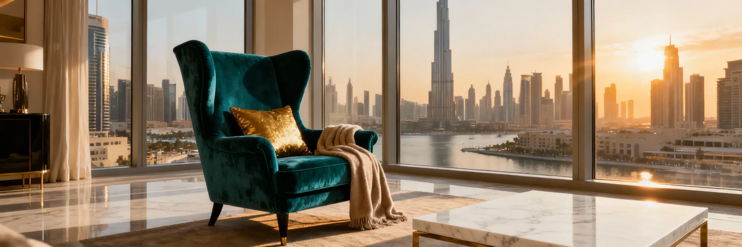 Custom accent chair Dubai precise measurements made-to-order Kustom Deco workshop craftsmanship