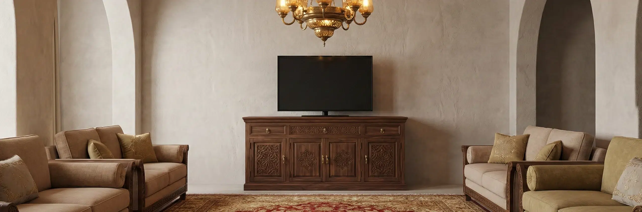 TV cabinet materials Dubai - Premium MDF, wood, glass and marble options for custom TV units manufactured by Kustom Deco