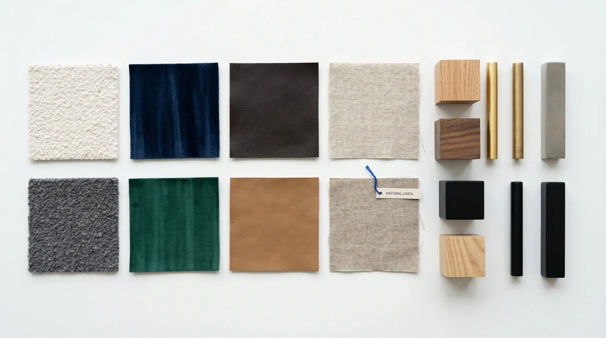 Custom bench and stool fabric and finish options at Kustom Deco Dubai