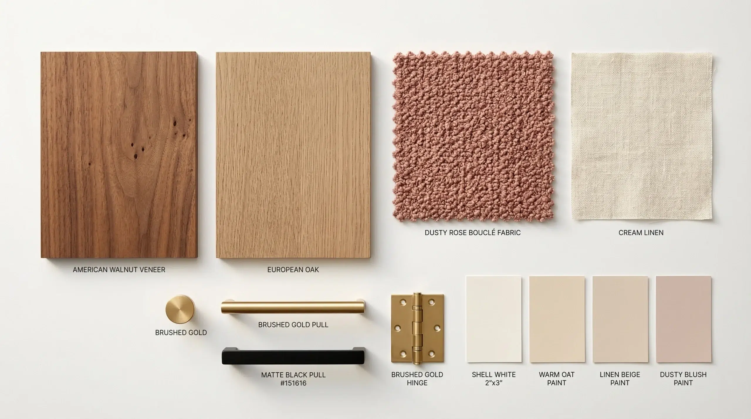 Custom bedroom set finish samples Dubai — fabric, wood and hardware options at Kustom Deco