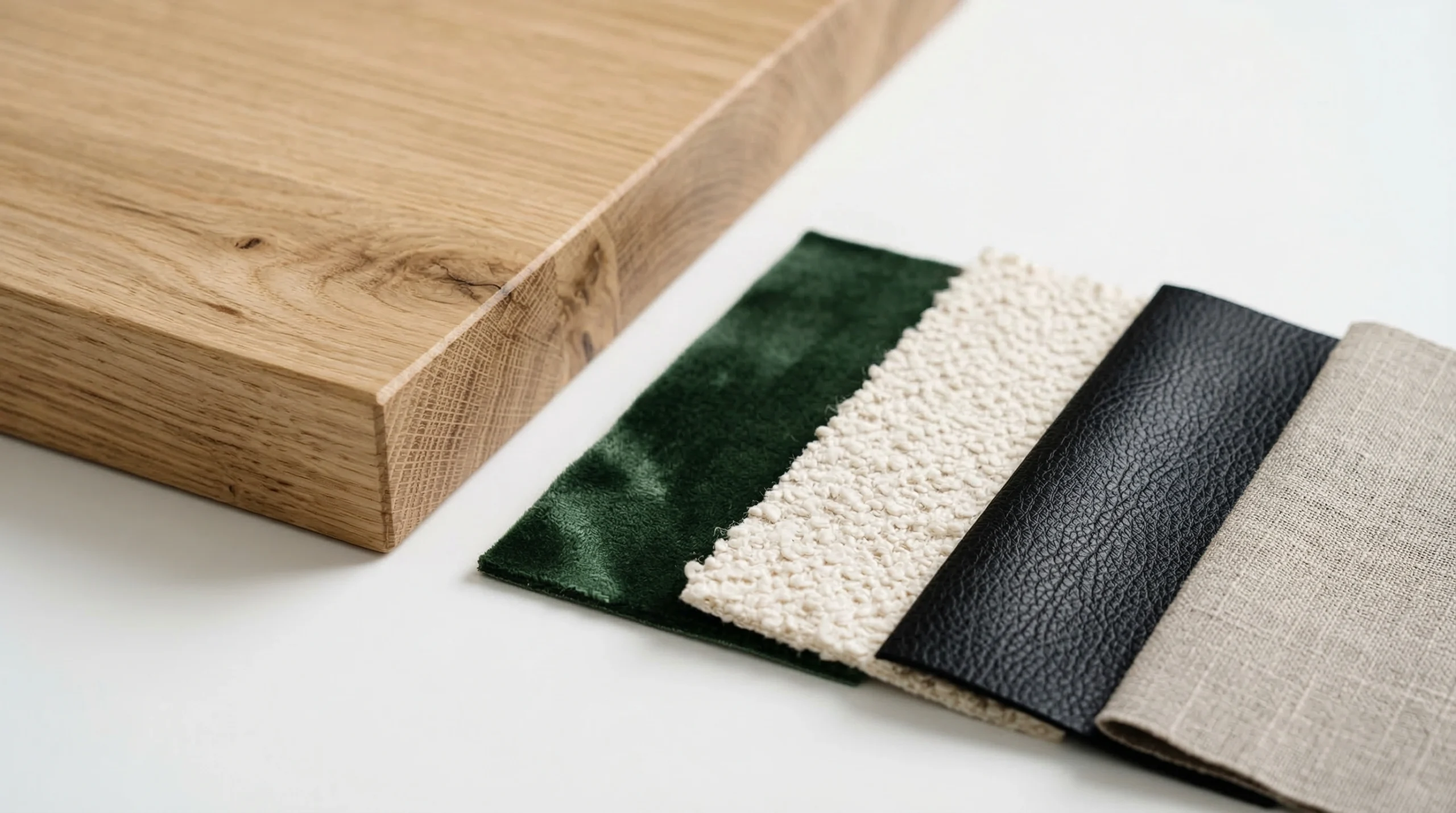 Custom dining set material and fabric options at Kustom Deco Dubai