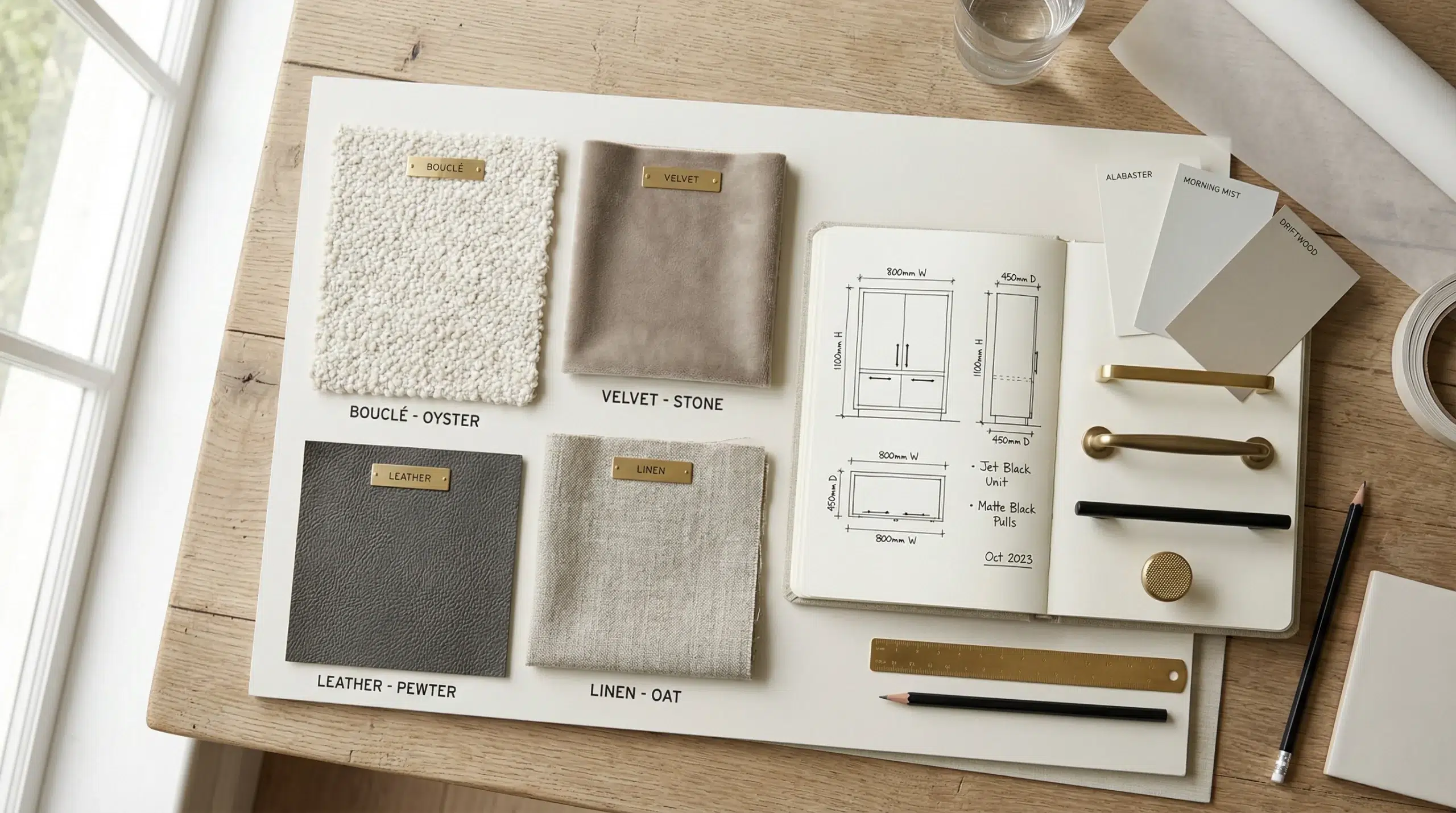 Custom dressing table fabric and finish options Dubai UAE Kustom Deco