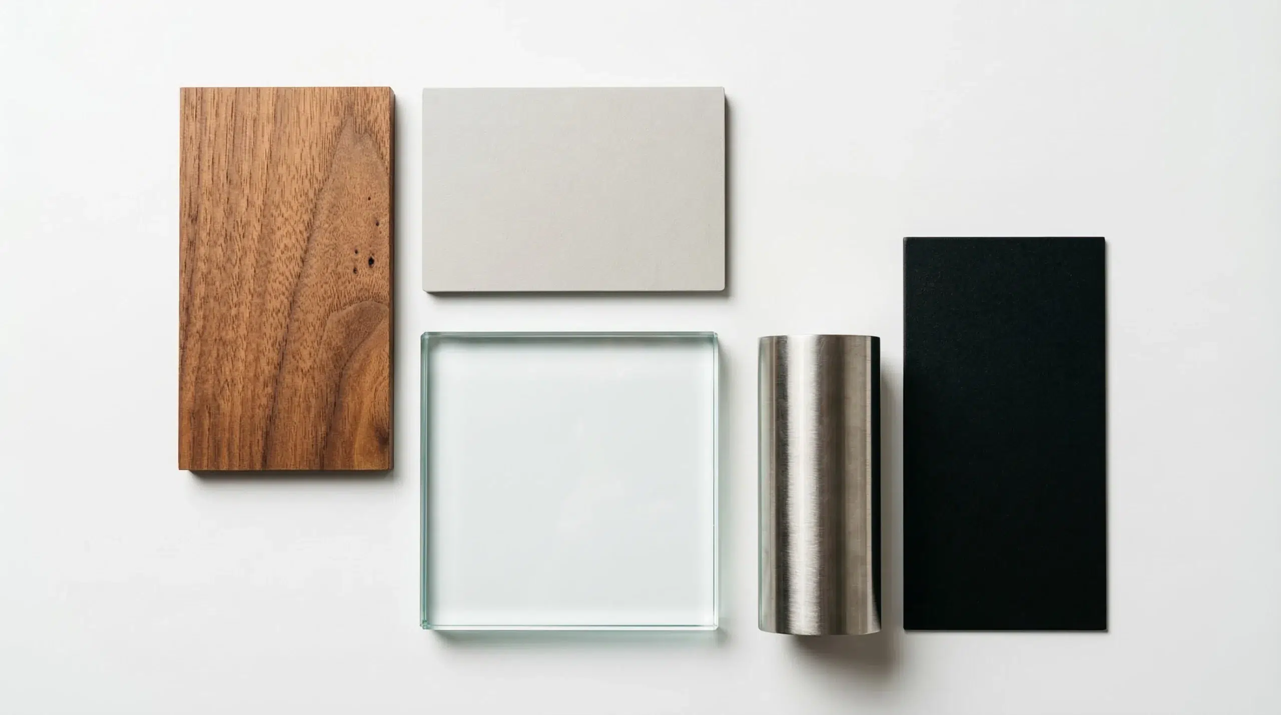 Custom meeting table material options Dubai  veneer, laminate, glass, steel finishes