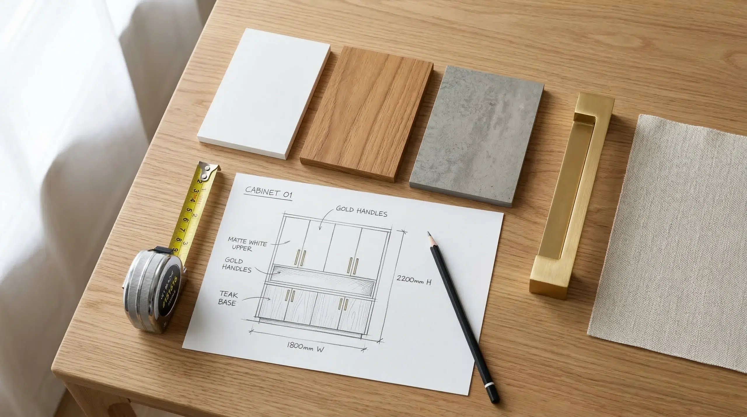 Custom storage Dubai material and finish options at Kustom Deco  laminates, veneers, hardware